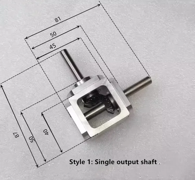 1:1 Cross Commutator Right Angle Drive Gearbox 1M 20T 8MM Spiral Bevel Gear Reducer
1:1 Cross Commutator Right Angle Drive Gearbox 1M 20T 8MM Spiral Bevel Gear Reducer