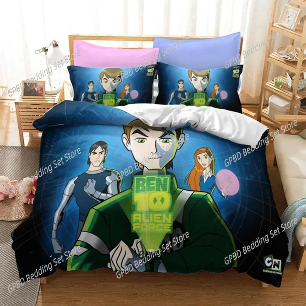 Anime Ben Gwen Duvet Cover 10 Cartoon Bedding Sets Boys Adult Gifts Bed Set Quilt Comforter Covers Home Textiles
Anime Ben Gwen Duvet Cover 10 Cartoon Bedding Sets Boys Adult Gifts Bed Set Quilt Comforter Covers Home Textiles