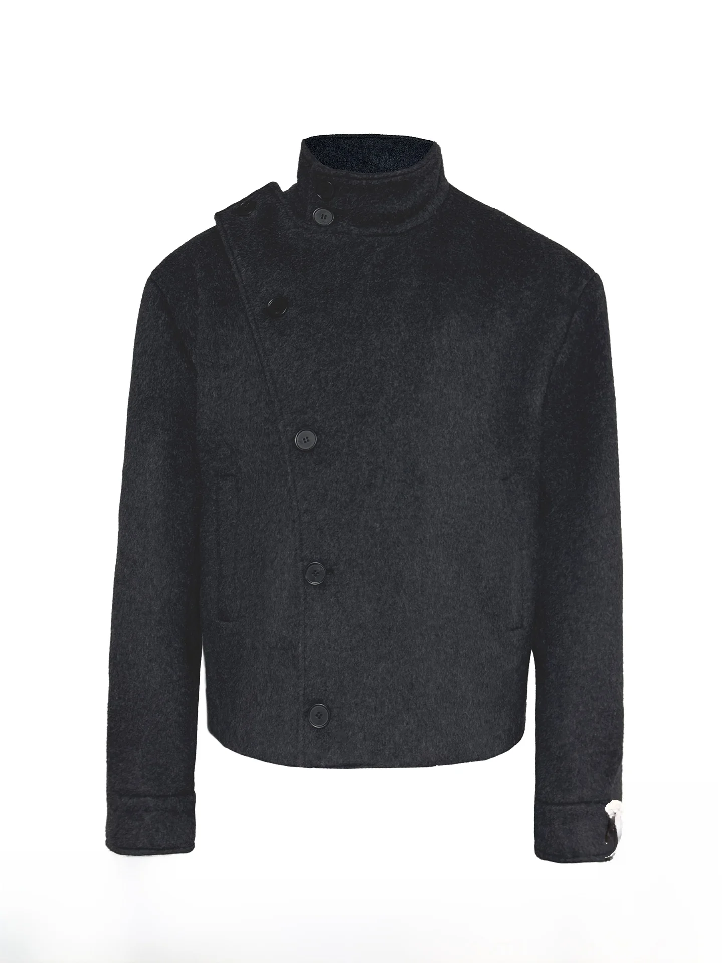 JCAESAR High Content Wool Jaet Buttoned Collar Adjustable Waist Loose Fit Casual Sle ort Length Menswear Spring Season
JCAESAR High Content Wool Jaet Buttoned Collar Adjustable Waist Loose Fit Casual Sle ort Length Menswear Spring Season