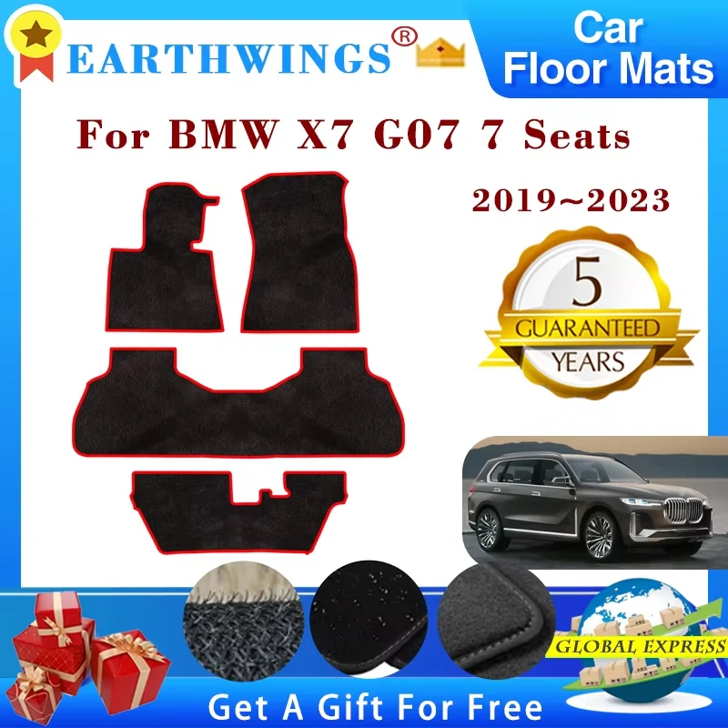 Car Floor Mats For BMW X7 G07 7 Seats 2019-2023 Rugs Panel Footpads Carpet Cover Anti-slip Foot Pads Auto Wire Mat Accessories
Car Floor Mats For BMW X7 G07 7 Seats 2019-2023 Rugs Panel Footpads Carpet Cover Anti-slip Foot Pads Auto Wire Mat Accessories