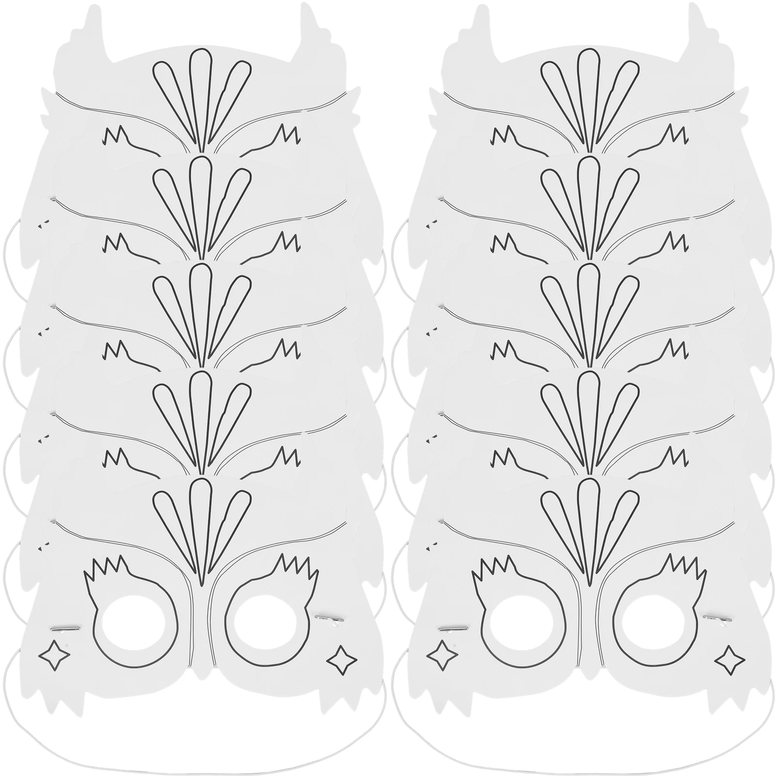 10pcs Graffiti Mask Owl Shaped DIY Kids Safe Materials Family Activities Halloween Eye Carnival Paper Blank
10pcs Graffiti Mask Owl Shaped DIY Kids Safe Materials Family Activities Halloween Eye Carnival Paper Blank