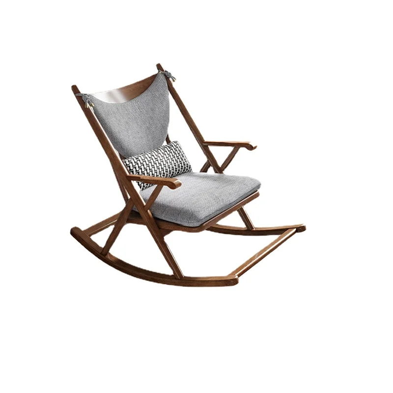 Qf Solid Wood Rocking Chair Recliner Balcony Home Leisure Bedroom Single Sofa Rocking Chair
Qf Solid Wood Rocking Chair Recliner Balcony Home Leisure Bedroom Single Sofa Rocking Chair