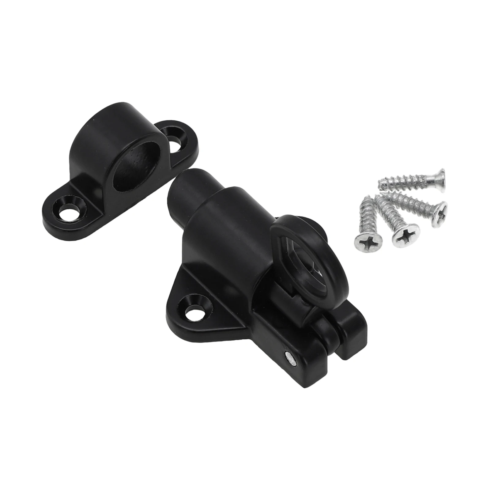 Bolt Latch Lock Window Gate Security Pull Ring Spring Bounce Door Black Aluminum W/ Screws Hot sale New Useful
Bolt Latch Lock Window Gate Security Pull Ring Spring Bounce Door Black Aluminum W/ Screws Hot sale New Useful
