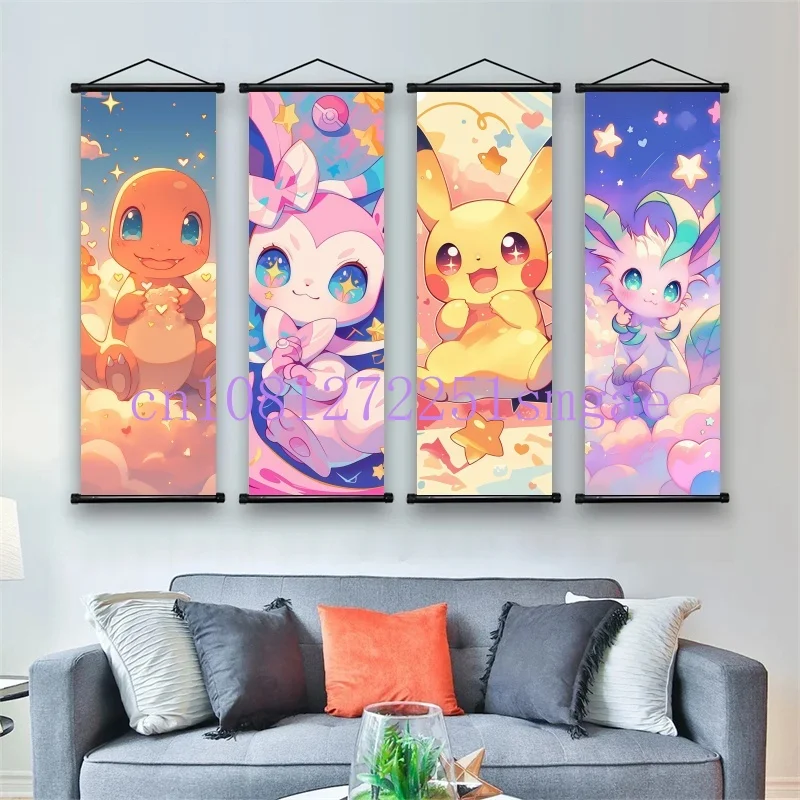 Authentic Pokémon Scroll Decorations Vividly Present The Charisma of Charmander Charizard Y Printed on Durable Art Cloth
Authentic Pokémon Scroll Decorations Vividly Present The Charisma of Charmander Charizard Y Printed on Durable Art Cloth