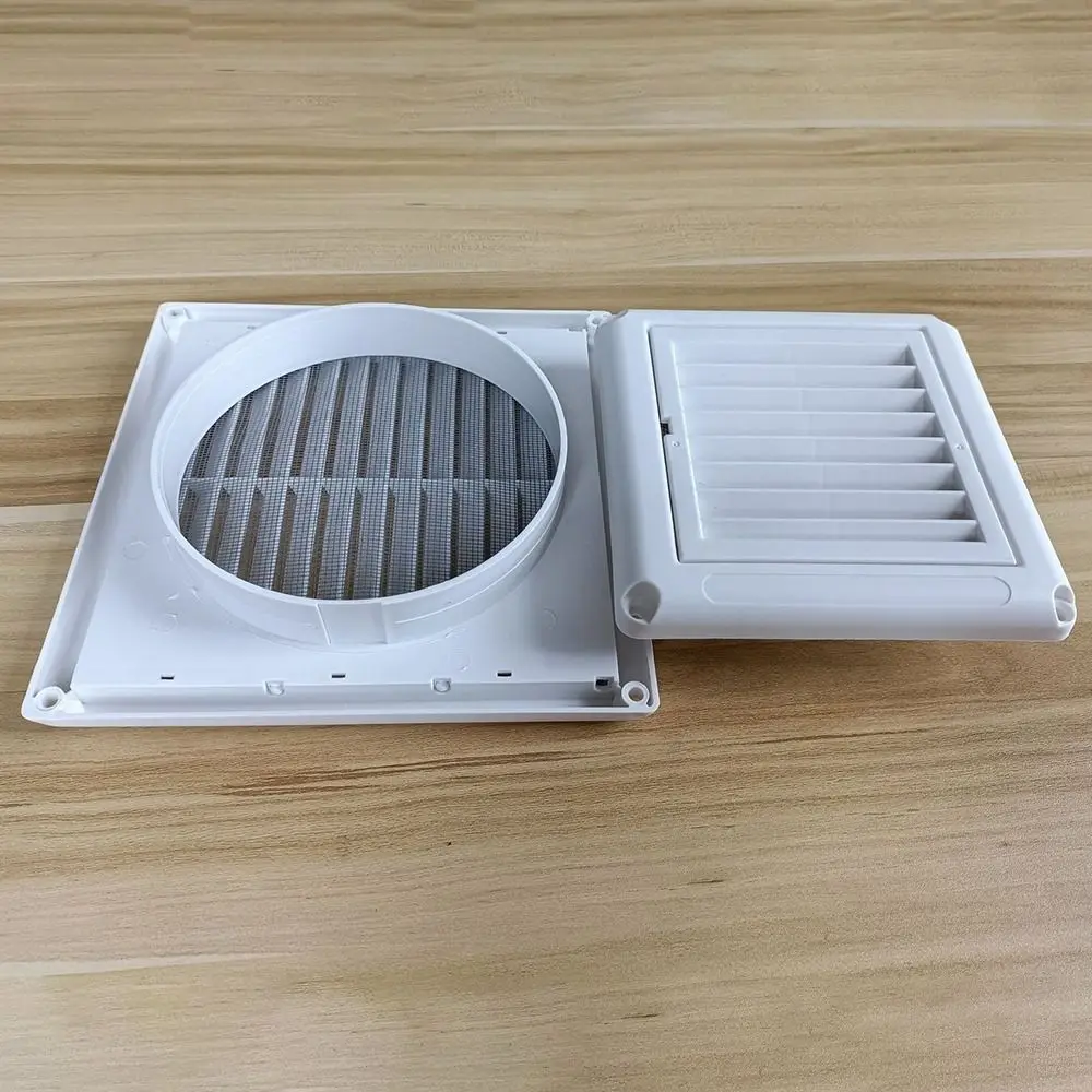 With Flaps Air Vent Grille Ventilation Cover With Insect Screen 150*150mm/200*200mm Air Outlet Ventilation Cover PP
With Flaps Air Vent Grille Ventilation Cover With Insect Screen 150*150mm/200*200mm Air Outlet Ventilation Cover PP