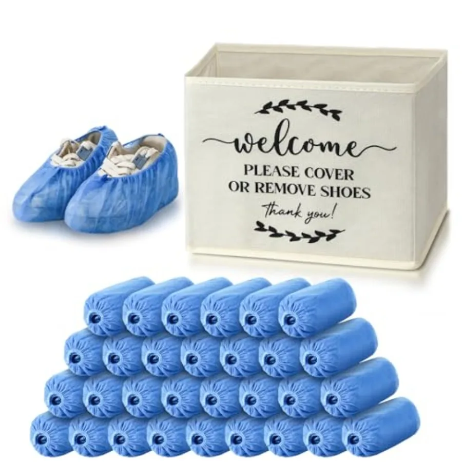 200 Pack Disposable Shoe Covers with Dispenser Box Waterproof Disposable Non Slip Shoe Booties Foot Covers with Storage Box for
200 Pack Disposable Shoe Covers with Dispenser Box Waterproof Disposable Non Slip Shoe Booties Foot Covers with Storage Box for