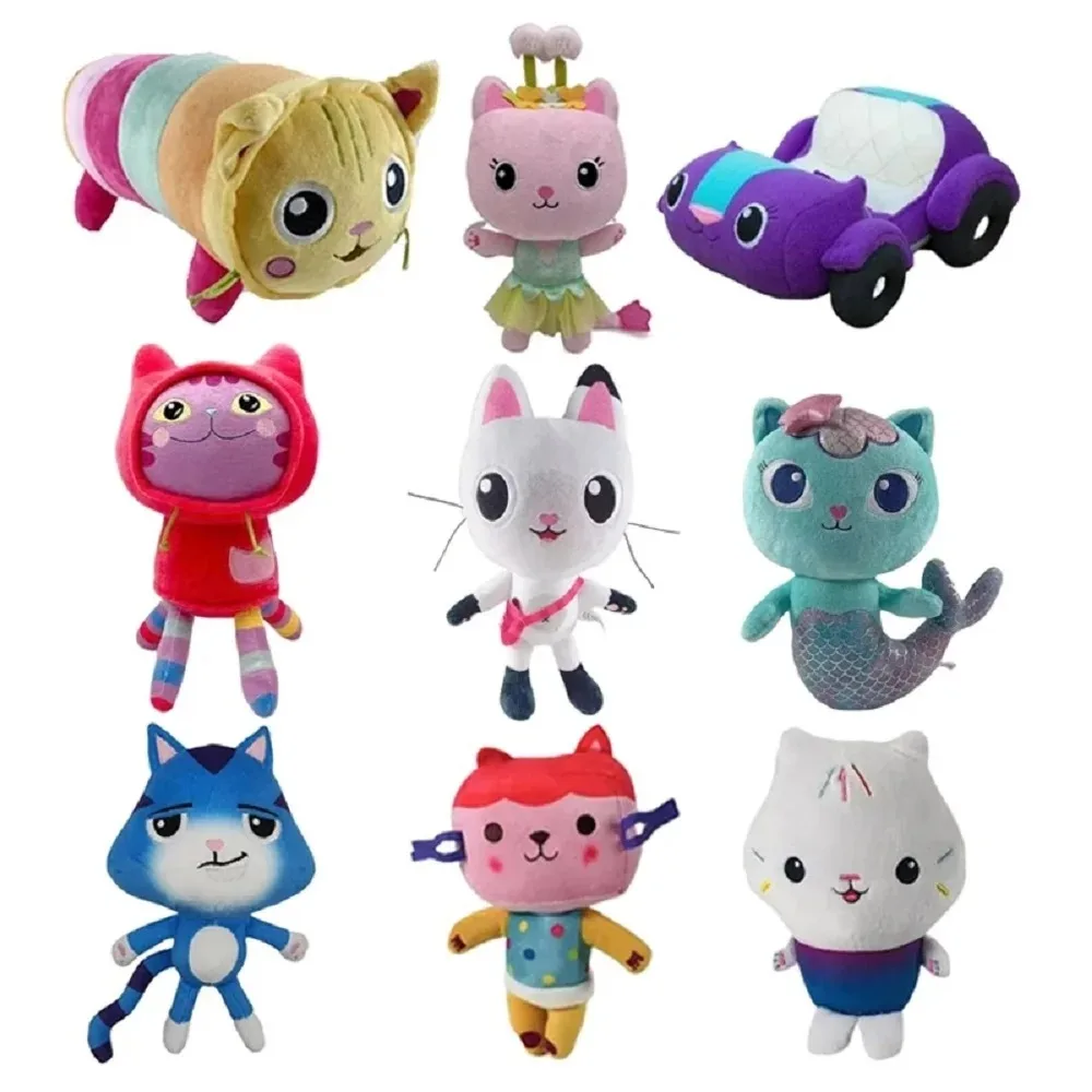 Gabby Dollhouse Plush Toy Mercat Cartoon Stuffed Animals Mermaid Car Cat Plushie Doll Kids Birthday Christams Gifts
Gabby Dollhouse Plush Toy Mercat Cartoon Stuffed Animals Mermaid Car Cat Plushie Doll Kids Birthday Christams Gifts