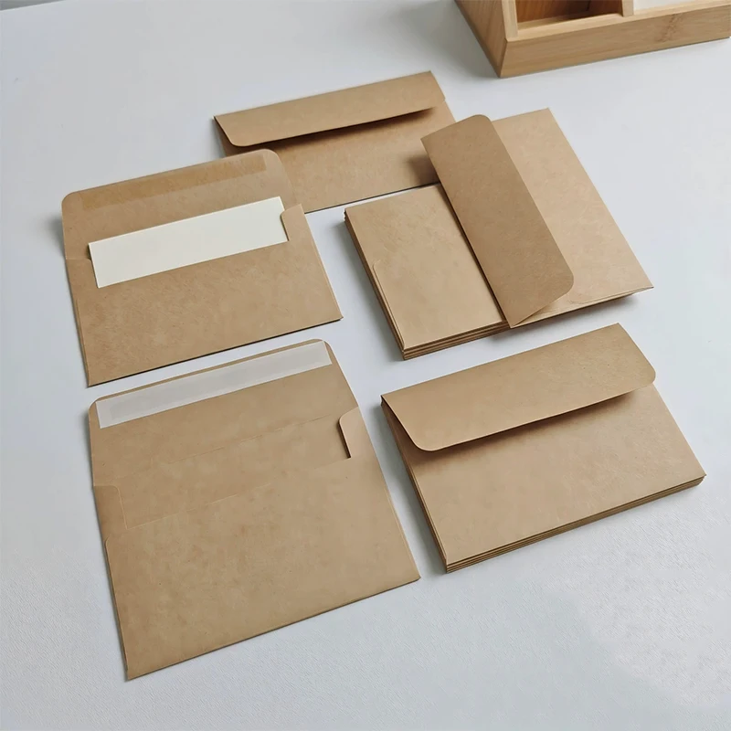 50pcs 10.8x15.8cm Envelopes for Wedding 130g Kraft Paper C6 Thicken Invitation Small Business Stationery Supplies Storage Bag
50pcs 10.8x15.8cm Envelopes for Wedding 130g Kraft Paper C6 Thicken Invitation Small Business Stationery Supplies Storage Bag