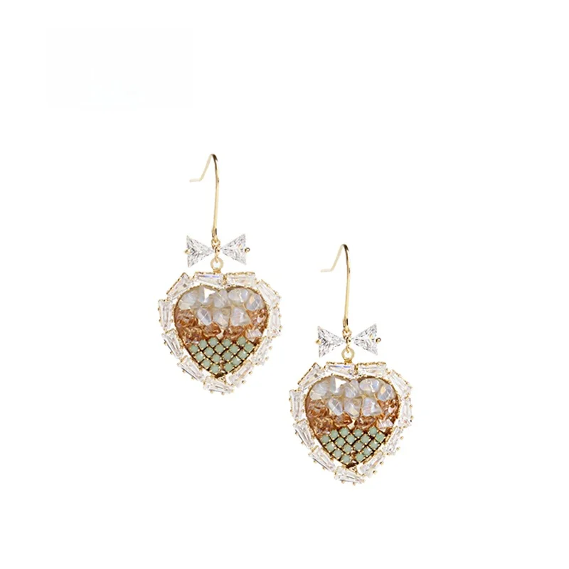Sumni New 18K Gold Plated S925 Silver Needle Heart Shaped Fashion Personality Heavy Work Earrings Women's Jewelry
Sumni New 18K Gold Plated S925 Silver Needle Heart Shaped Fashion Personality Heavy Work Earrings Women's Jewelry