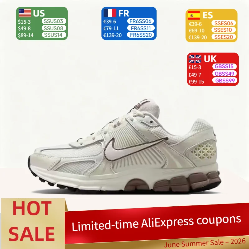 Nike Zoom Vomero 5 Women's Running Shoes - White Stylish,Comfortable,Breathable,Low-Cut Running Shoes with Secure Fit IB8129-133
Nike Zoom Vomero 5 Women's Running Shoes - White Stylish,Comfortable,Breathable,Low-Cut Running Shoes with Secure Fit IB8129-133