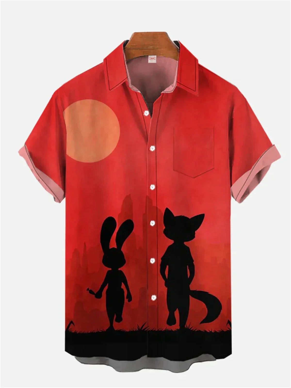 Fashion new men's shirt sunset lapel men's tops loose casual comfortable street handsome men's short-sleeved shirt summer
Fashion new men's shirt sunset lapel men's tops loose casual comfortable street handsome men's short-sleeved shirt summer