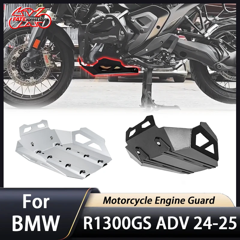 For BMW R1300 GS R1300GS ADV Chassis Engine Guard Cover Lower Skid Plate Splash Bally Pan Cover Bottom Fairing 2024 2025