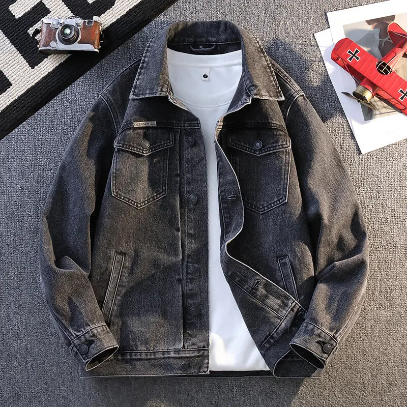 2025 Spring and Autumn New Men's High Quality Fashion Casual Collar Single breasted Jacket Coat Trendy Korean Edition Jacket Coa
2025 Spring and Autumn New Men's High Quality Fashion Casual Collar Single breasted Jacket Coat Trendy Korean Edition Jacket Coa