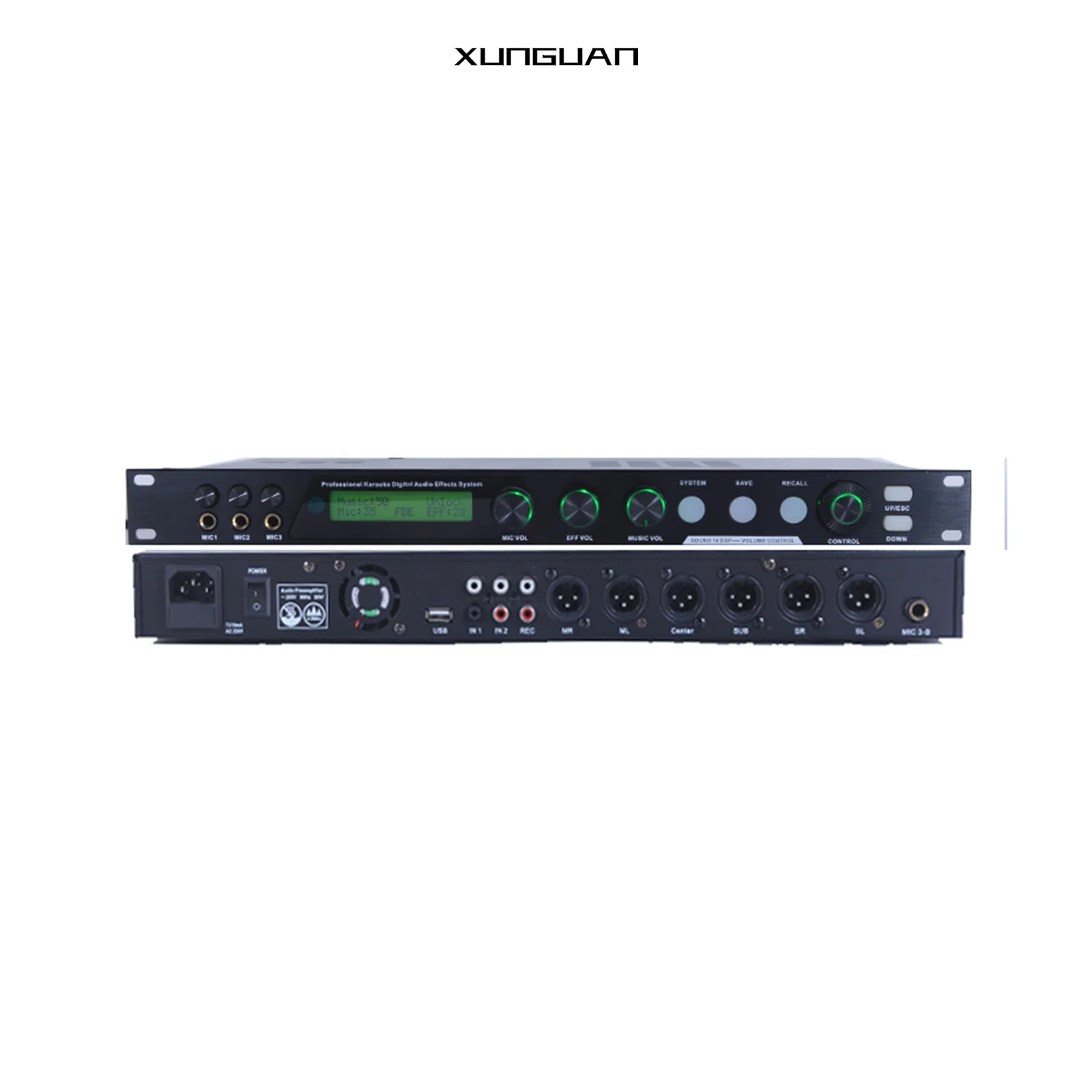K16 Professional Pre-amp Effector Digital Audio Processor with 16 Effects DSP Sound Effector for Speaker Management System
K16 Professional Pre-amp Effector Digital Audio Processor with 16 Effects DSP Sound Effector for Speaker Management System