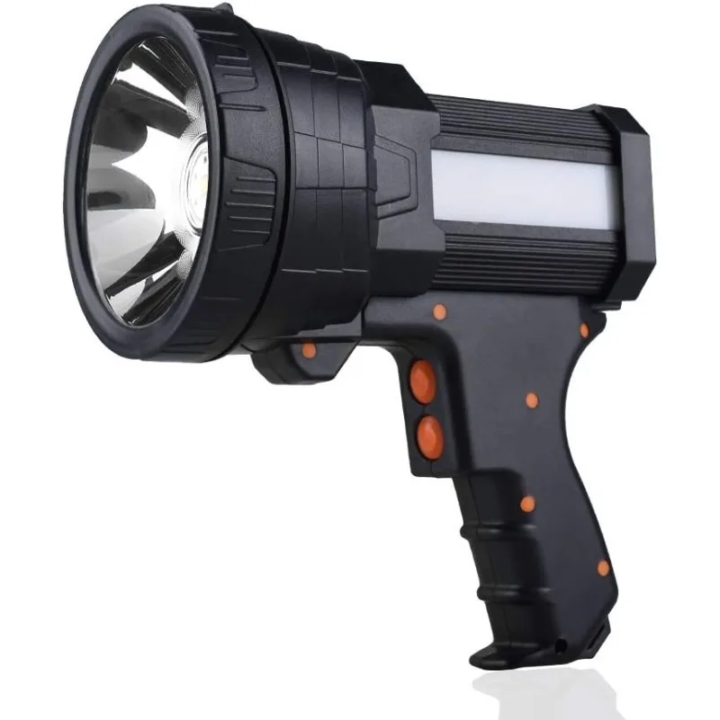 YIERBLUE Rechargeable Spotlight, Super Bright 1000 LM LED Flashlight Handheld Spotlight Long Lasting Large Flashlight Searchligh
YIERBLUE Rechargeable Spotlight, Super Bright 1000 LM LED Flashlight Handheld Spotlight Long Lasting Large Flashlight Searchligh