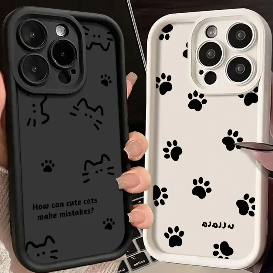 Case for iPhone 17 Pro Max 11 12 Pro 15 Plus 13 16 Air 17Pro 14 Phone Cover Cute Kitten Paw Prints
Case for iPhone 17 Pro Max 11 12 Pro 15 Plus 13 16 Air 17Pro 14 Phone Cover Cute Kitten Paw Prints