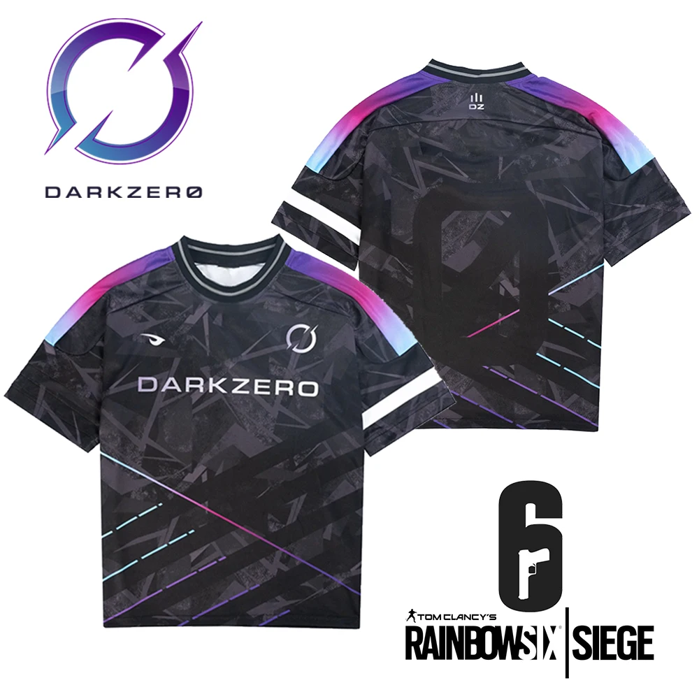 Rainbow Six Esports Professional Team DarkZero Club 2025 Jersey R6 Apex Game Customized Training Uniforms Men And Women T-shirt
Rainbow Six Esports Professional Team DarkZero Club 2025 Jersey R6 Apex Game Customized Training Uniforms Men And Women T-shirt