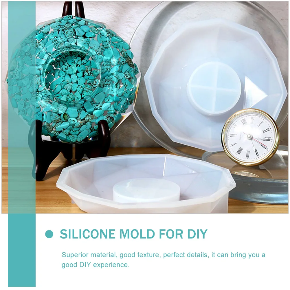 Polygon Clock Mold DIY Crafts Silicone Flexible Reusable H Epoxy Resin Casting Plate Jewelry Accessories Practical
Polygon Clock Mold DIY Crafts Silicone Flexible Reusable H Epoxy Resin Casting Plate Jewelry Accessories Practical