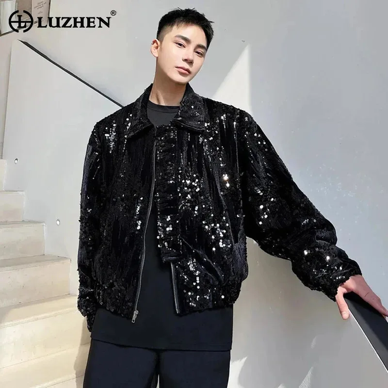 LUZHEN короткая мужская куртка в стиле пэчворк с блестками, модная уличная одежда, пальто с лацканами, новинка весны 202, модная мужская модная корейская одежда на молнии JY1843
LUZHEN короткая мужская куртка в стиле пэчворк с блестками, модная уличная одежда, пальто с лацканами, новинка весны 202, модная мужская модная корейская одежда на молнии JY1843