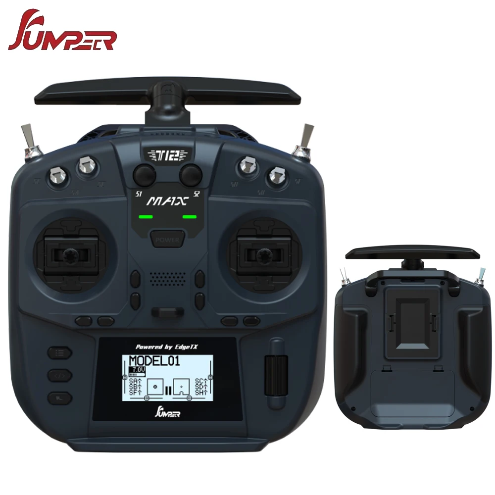 Jumper T12 Max T12Max 2.4Ghz/915Mhz 500mW ExpressLRS EdgeTx RDC50 Gimbal For RC FPV Drone Quadcopter RC Parts
Jumper T12 Max T12Max 2.4Ghz/915Mhz 500mW ExpressLRS EdgeTx RDC50 Gimbal For RC FPV Drone Quadcopter RC Parts