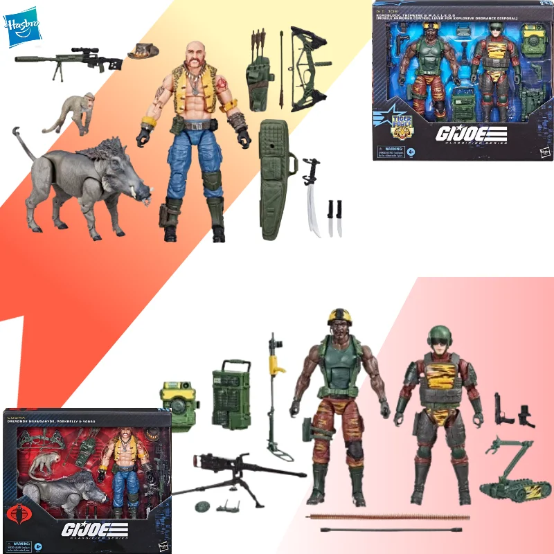 【IN STOCK】Hasbro G.I. Joe Tiger Force Roadblock & Tripwire + Cobra Dreadnok Gnawgahyde 6-Inch Action Figure 2-Pack Set
【IN STOCK】Hasbro G.I. Joe Tiger Force Roadblock & Tripwire + Cobra Dreadnok Gnawgahyde 6-Inch Action Figure 2-Pack Set