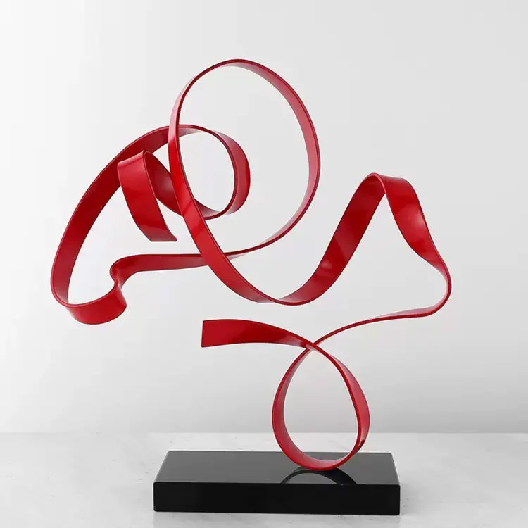 Room decoration, abstract art ornaments, iron sculptures, ribbon ornaments, luxurious living room desktop decorations
Room decoration, abstract art ornaments, iron sculptures, ribbon ornaments, luxurious living room desktop decorations