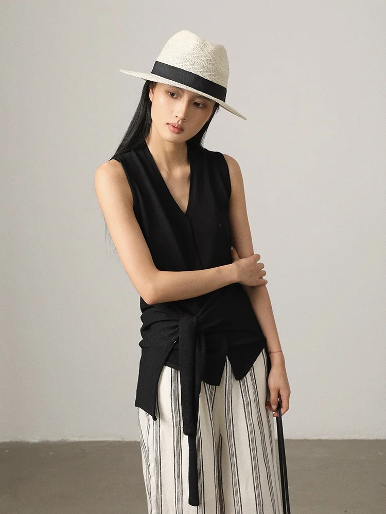 Vimore mat Design Invisible Bule Wrap Thin Svel Knitted Open Cardigan Women's Faion Summer Lightweight Vest
Vimore mat Design Invisible Bule Wrap Thin Svel Knitted Open Cardigan Women's Faion Summer Lightweight Vest