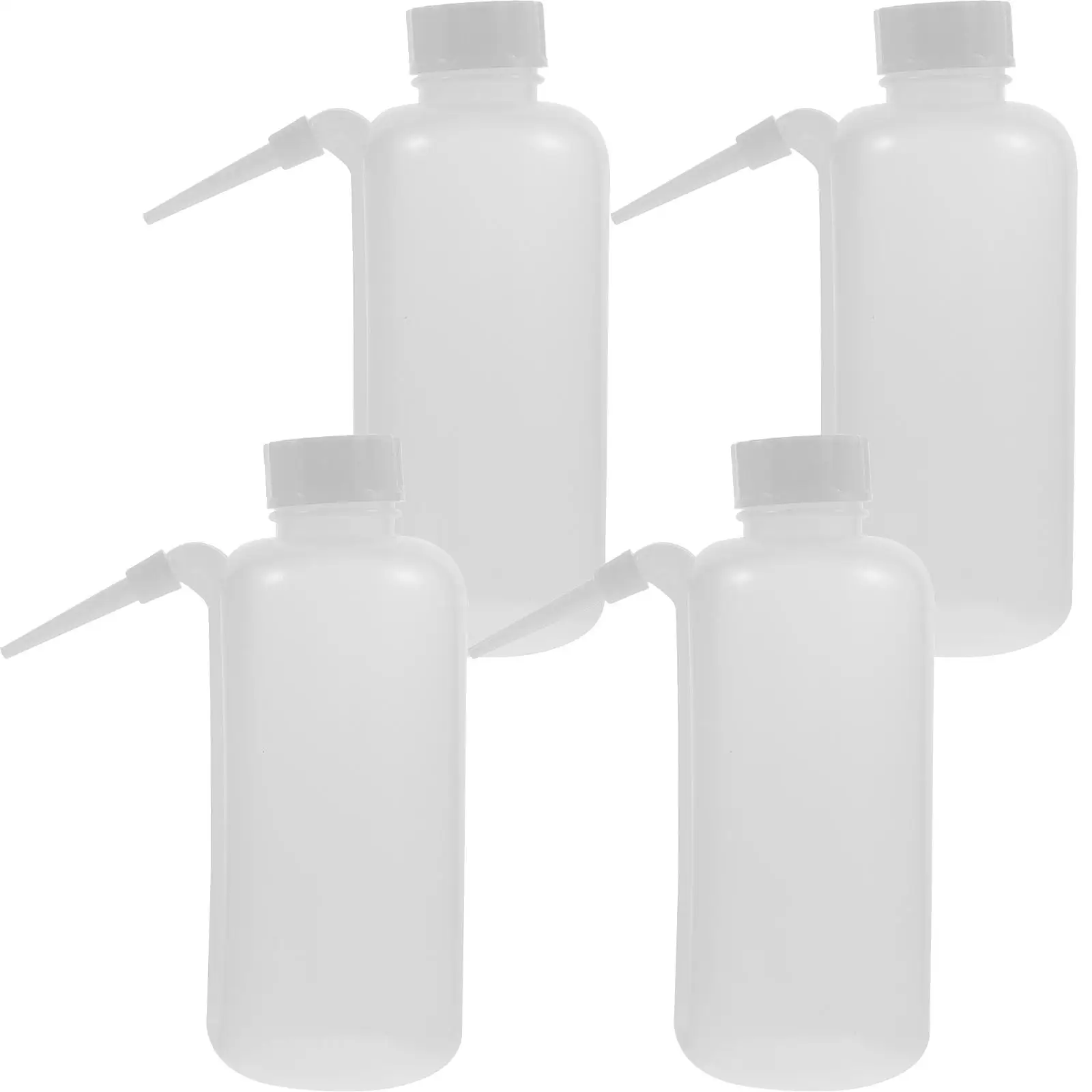 4 Pcs 500ml Plastic Wash Bottles Bend Nozzle Lab Use Cleaning Solutions Travel Toiletries PE Material Safe Secure
4 Pcs 500ml Plastic Wash Bottles Bend Nozzle Lab Use Cleaning Solutions Travel Toiletries PE Material Safe Secure