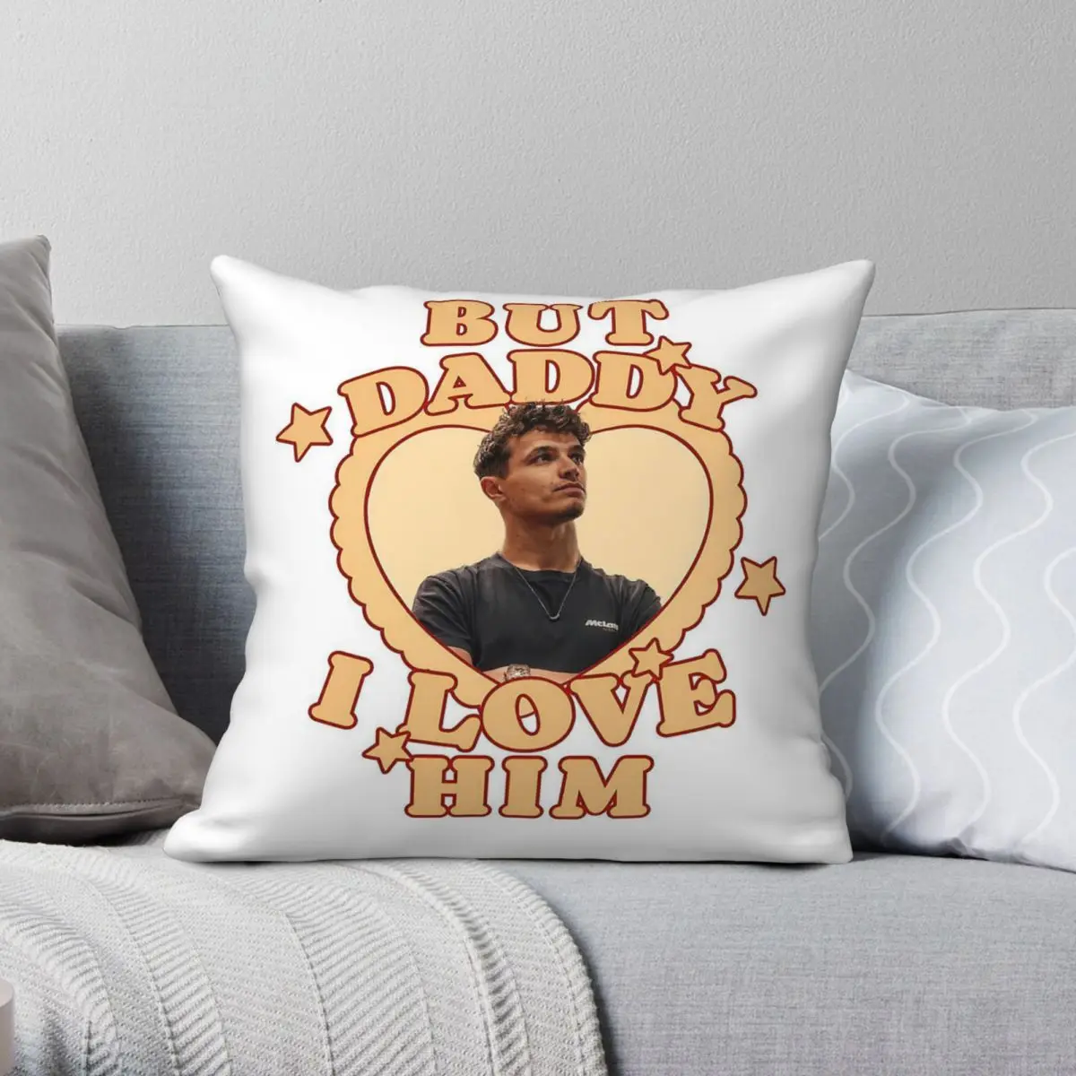 Daddy I Love Him Lando Norris Square Pillowcase Polyester Linen Velvet Printed Decor Pillow Case Sofa Seater Cushion Cover 18"
Daddy I Love Him Lando Norris Square Pillowcase Polyester Linen Velvet Printed Decor Pillow Case Sofa Seater Cushion Cover 18"