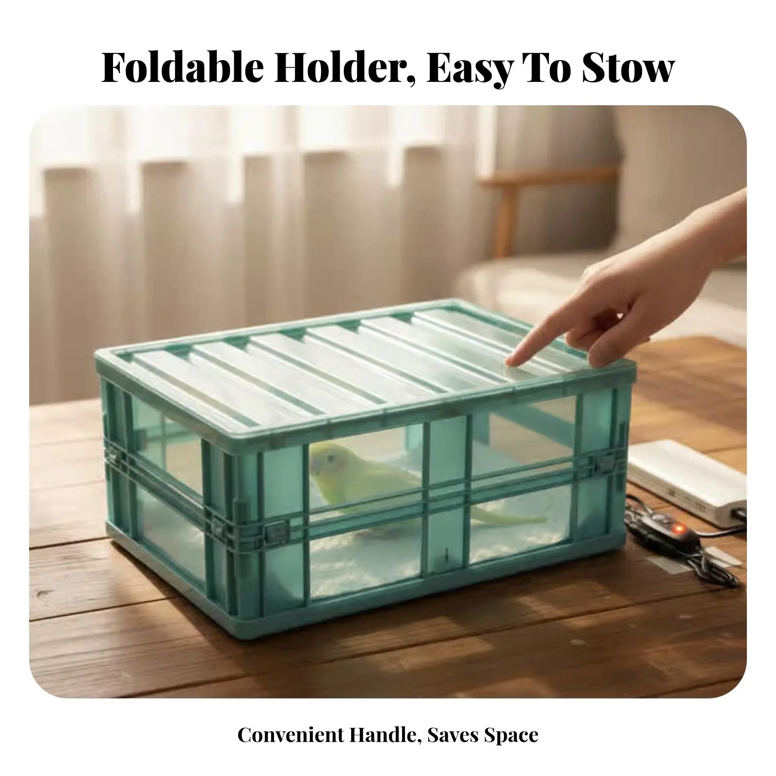 Heated Pet Brooder Constant Temperature Avian Brooder Box Pet Heating Box Space Saving Portable Creature Brooder for Home, Farm
Heated Pet Brooder Constant Temperature Avian Brooder Box Pet Heating Box Space Saving Portable Creature Brooder for Home, Farm