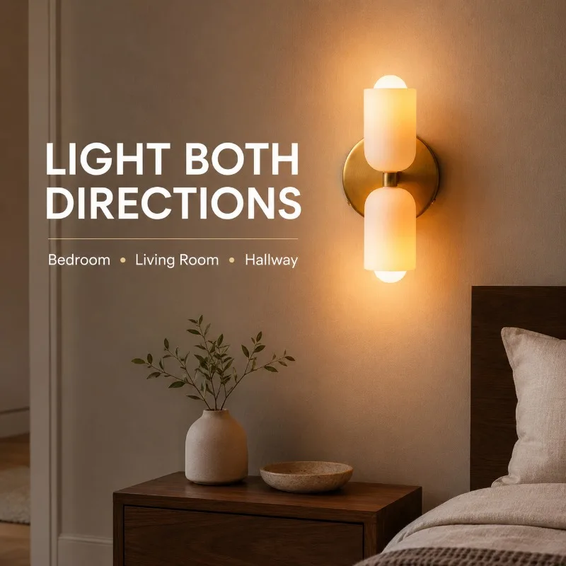 Double Head Cream Style Wall Lamp Glass Cylinder Bedside Sconce for Bedroom Living Room Corridor Stairway Interior Decor
Double Head Cream Style Wall Lamp Glass Cylinder Bedside Sconce for Bedroom Living Room Corridor Stairway Interior Decor
