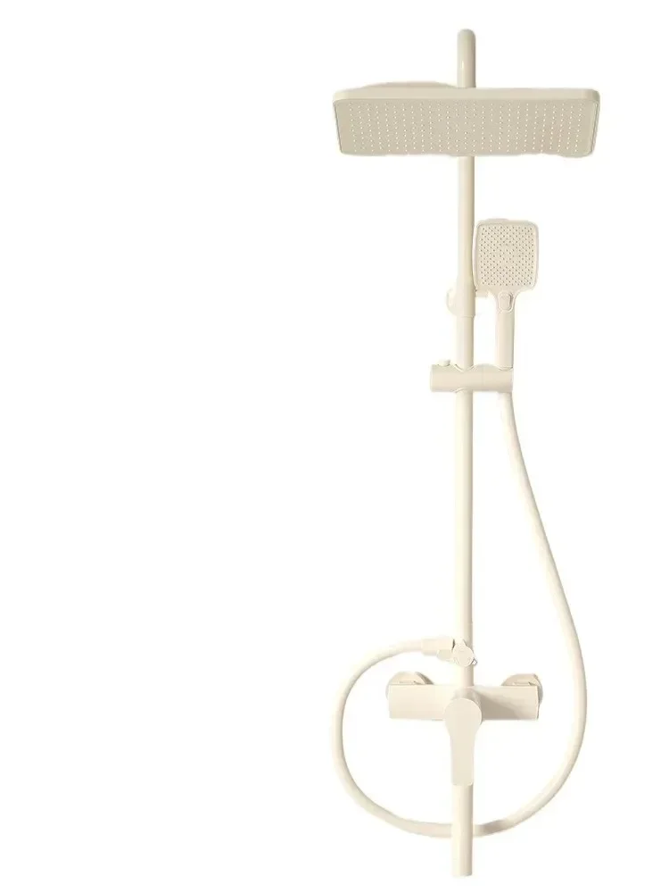 CS Cream Wind White Термостатический душевой набор Ванная комната Домашние клавиши фортепиано Дождевой цветок Солнцезащитный спрей
CS Cream Wind White Термостатический душевой набор Ванная комната Домашние клавиши фортепиано Дождевой цветок Солнцезащитный спрей