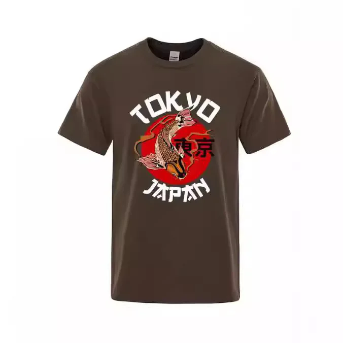 Забавная футболка Tokyo Koi, мужская повседневная футболка с 3D принтом, дышащая, с короткими рукавами и круглым вырезом, повседневная рубашка в стиле ретро, футболка
Забавная футболка Tokyo Koi, мужская повседневная футболка с 3D принтом, дышащая, с короткими рукавами и круглым вырезом, повседневная рубашка в стиле ретро, футболка