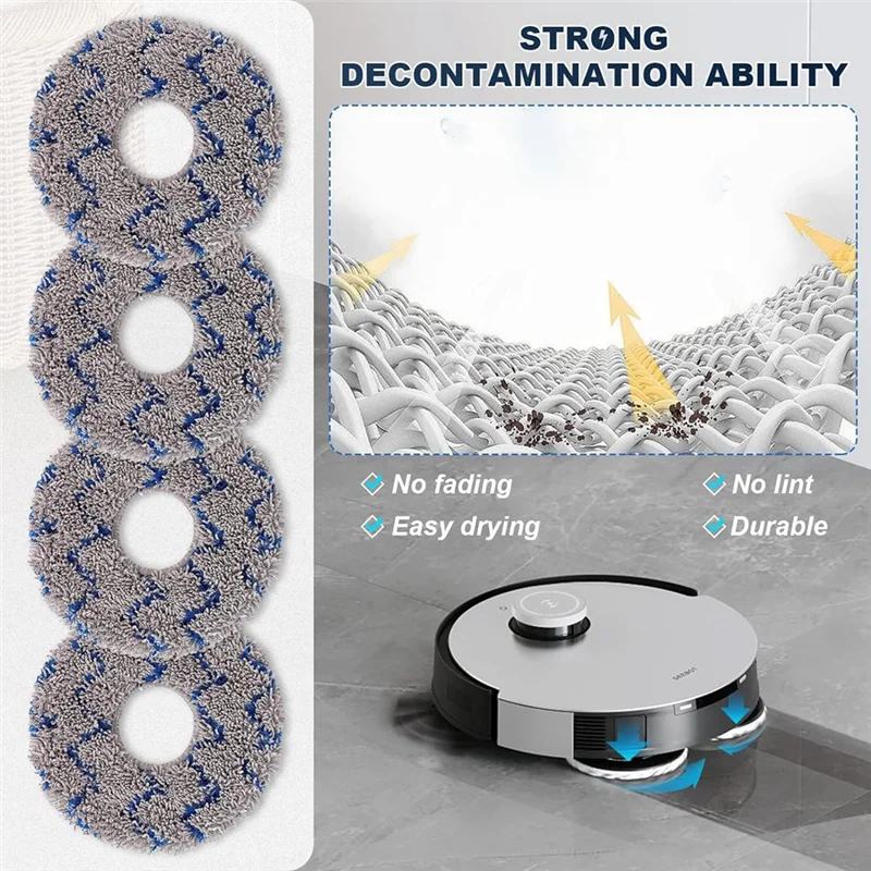 LNHF For ECOVACS DEEBOT X1 Omni Turbo T10 T20 Omni T20 Vacuum Cleaner Replacement Set Main Brush Side Brushes Mop Pads
LNHF For ECOVACS DEEBOT X1 Omni Turbo T10 T20 Omni T20 Vacuum Cleaner Replacement Set Main Brush Side Brushes Mop Pads