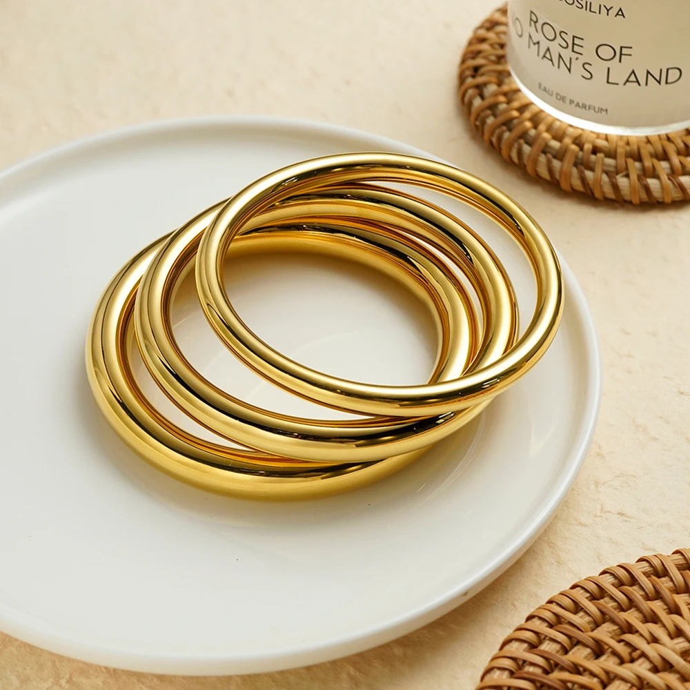 ENFASHION Pulseras Hollow Tube Bracelet For Women's Stainless steel 18K Plated Gold Fashion Jewelry Cocktail B252533 B252534
ENFASHION Pulseras Hollow Tube Bracelet For Women's Stainless steel 18K Plated Gold Fashion Jewelry Cocktail B252533 B252534