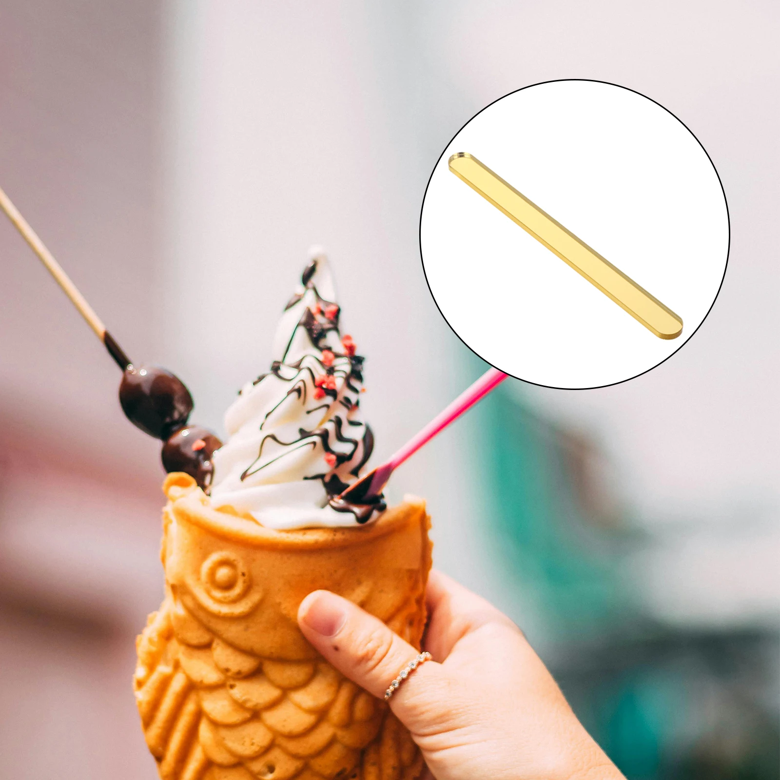 50 Pcs Cream Sticks Acrylic Popsicle Crafting Props Safe Reusable Diy Ice Cream Sticks Lightweight Storage DIY Tools
50 Pcs Cream Sticks Acrylic Popsicle Crafting Props Safe Reusable Diy Ice Cream Sticks Lightweight Storage DIY Tools