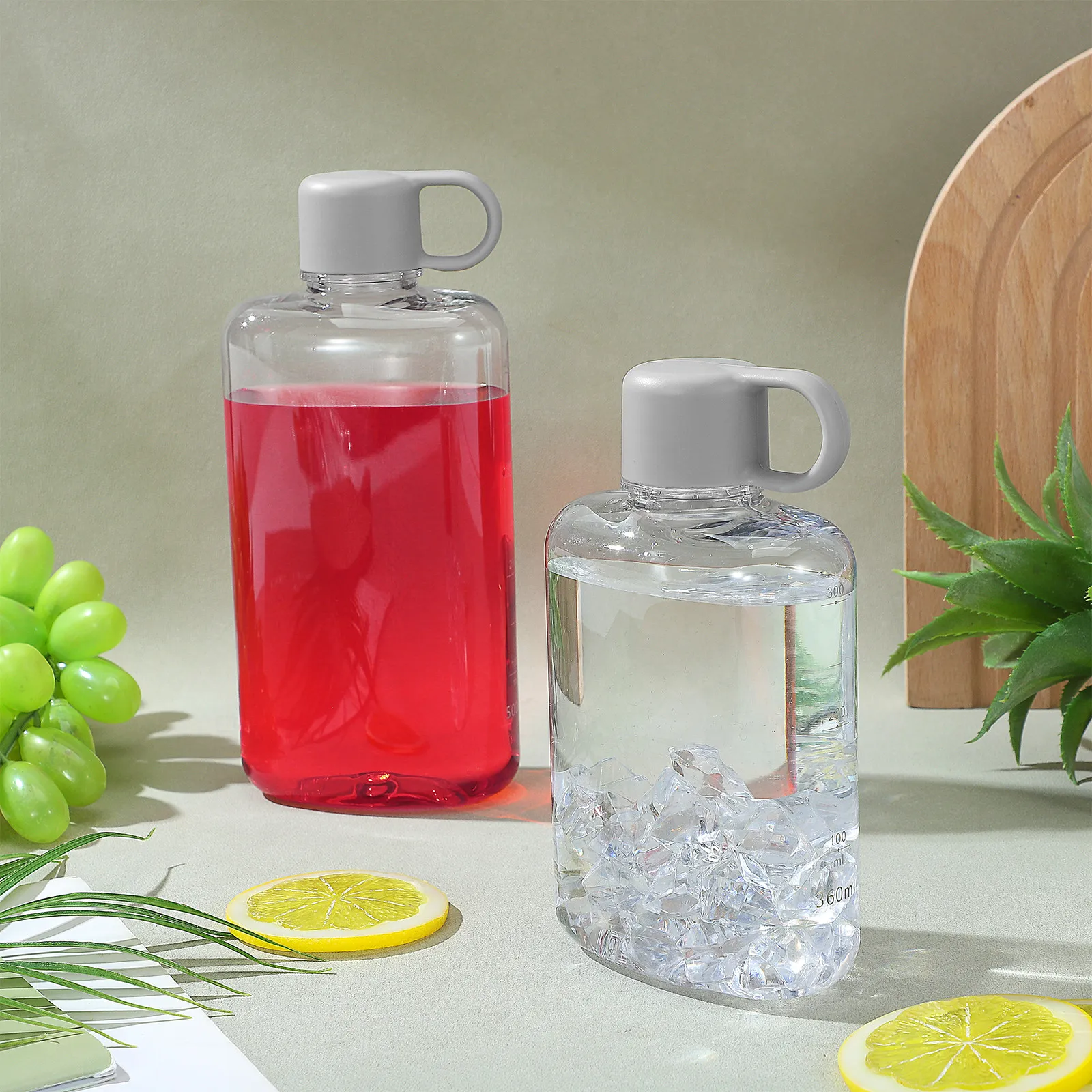 2Pcs Lightweight Flat Water Bottle Clear Tritan Portable Sports Bottle for Travel Fitness Gym Running Outdoor Exercise
2Pcs Lightweight Flat Water Bottle Clear Tritan Portable Sports Bottle for Travel Fitness Gym Running Outdoor Exercise