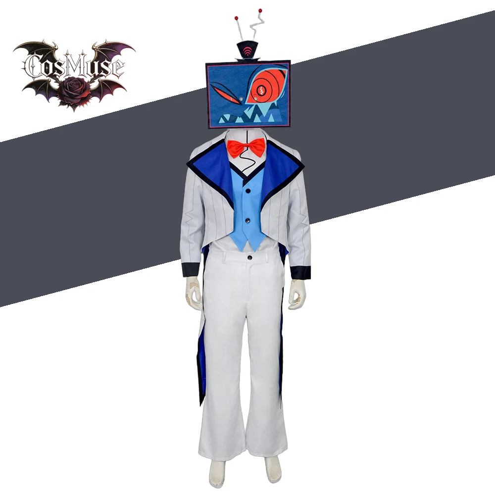 Hazbin Hotel Vox Cosplay - White Suit Mask Full Set Uniform Adults Halloween Party
Hazbin Hotel Vox Cosplay - White Suit Mask Full Set Uniform Adults Halloween Party