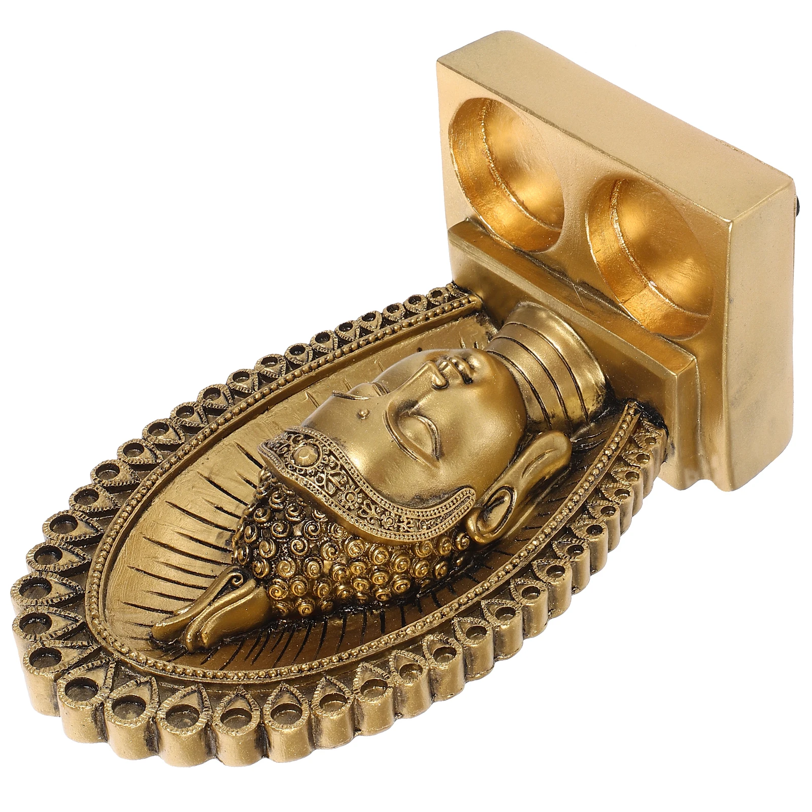Buddhism Resin Holder Statue Tea Light Candlestick Home Decor Religious Container Votive Table Top
Buddhism Resin Holder Statue Tea Light Candlestick Home Decor Religious Container Votive Table Top