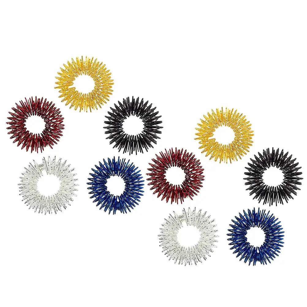10 Pcs Massage Ring Acupressure Finger Rings Massager Medicine Stainless Steel Energy Concentration Relaxation
10 Pcs Massage Ring Acupressure Finger Rings Massager Medicine Stainless Steel Energy Concentration Relaxation