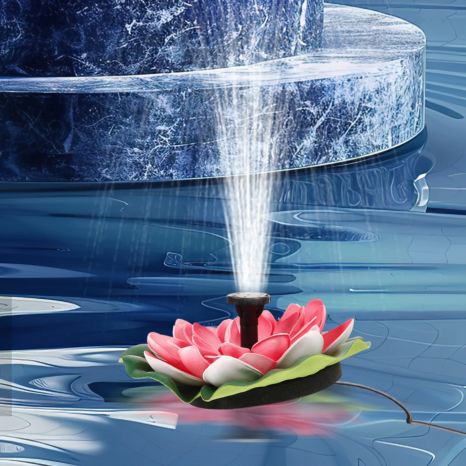 1Set Solar Floating Fountain Lotus-Shape for Garden Ponds Outdoor Decor Floating Water Fountain Outdoor Landscape Decor
1Set Solar Floating Fountain Lotus-Shape for Garden Ponds Outdoor Decor Floating Water Fountain Outdoor Landscape Decor