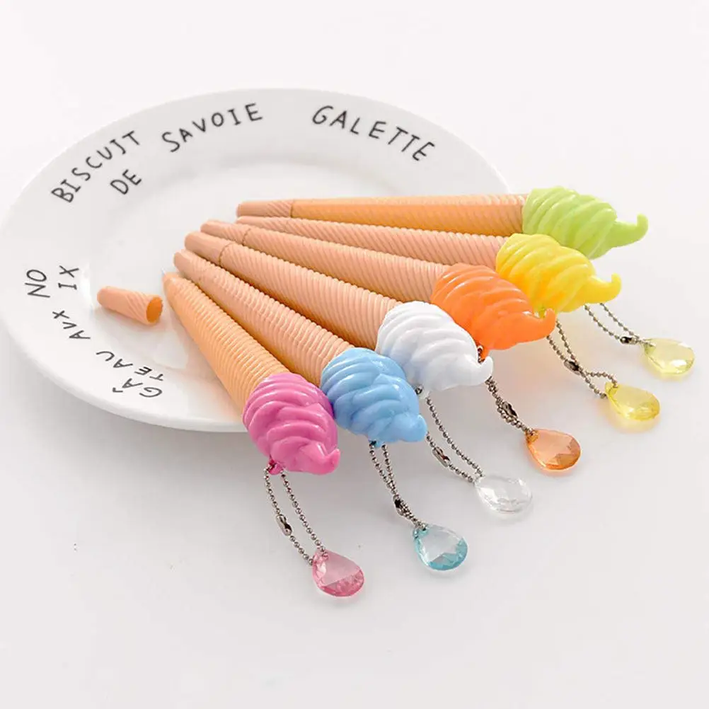 10Pcs Ice Cream Pendant Gel Ink Pens Cartoon Writing Pen Cute School Stationery Party Gift Prize Writing Pen
10Pcs Ice Cream Pendant Gel Ink Pens Cartoon Writing Pen Cute School Stationery Party Gift Prize Writing Pen