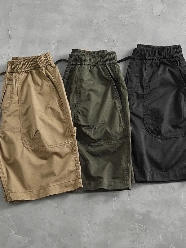 Summer Men's Loose Casual Cotton orts Five-Quarter Length Multi-ket Workwear Waed out Dirt-Resistant And Wear-Resistant
Summer Men's Loose Casual Cotton orts Five-Quarter Length Multi-ket Workwear Waed out Dirt-Resistant And Wear-Resistant