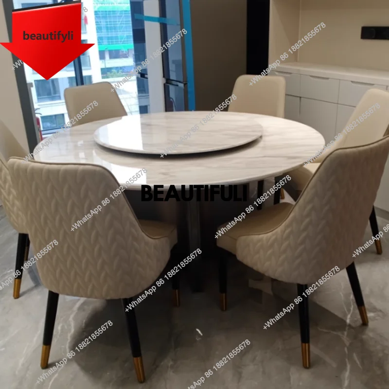 Уникальный современный обеденный стол, роскошный круглый белый итальянский мраморный обеденный стол, ресторанный салон, Mesas De Comedor, мебель для дома lll
Уникальный современный обеденный стол, роскошный круглый белый итальянский мраморный обеденный стол, ресторанный салон, Mesas De Comedor, мебель для дома lll