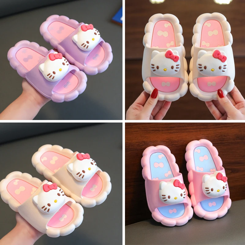 Тапочки Hello Kittys для мальчиков и девочек Sanrios Cinnamoroll детские летние милые домашние тапочки принцессы для детей и родителей для ванной комнаты
Тапочки Hello Kittys для мальчиков и девочек Sanrios Cinnamoroll детские летние милые домашние тапочки принцессы для детей и родителей для ванной комнаты