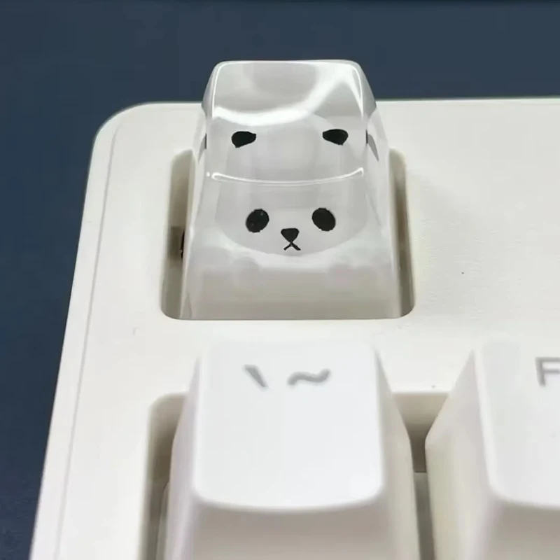 Three -Dimensional Panda Keycap Cute Transparent SA Height Cherry Mx Mechanical Keyboard Handmade White Resin Key Cap
Three -Dimensional Panda Keycap Cute Transparent SA Height Cherry Mx Mechanical Keyboard Handmade White Resin Key Cap