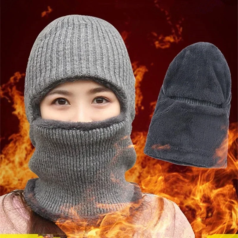 Winter Coral Fleece Wool Knitted Hat Scarf Set Breathable Double Layers Warm Cap Men Women Outdoor Cold Protection Accessory
Winter Coral Fleece Wool Knitted Hat Scarf Set Breathable Double Layers Warm Cap Men Women Outdoor Cold Protection Accessory