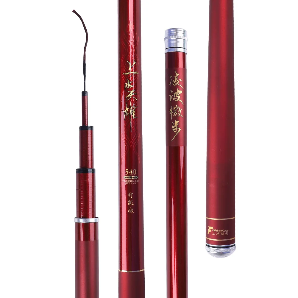 FISHINGFANS TIANXIONG 4H 5H 6H Fishing Rod Ultralight Super Hard Carbon Fiber Freshwater Carp Stream Pole
FISHINGFANS TIANXIONG 4H 5H 6H Fishing Rod Ultralight Super Hard Carbon Fiber Freshwater Carp Stream Pole