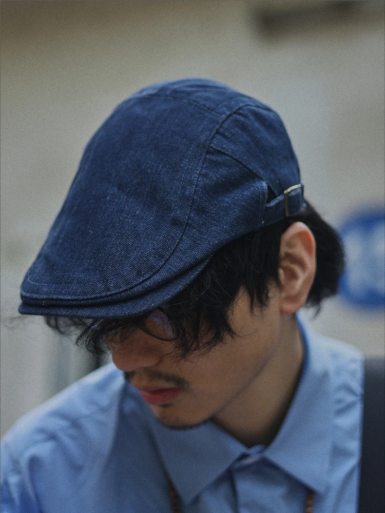 Retro Japanese Style Distressed Denim Beret Hat for Youth Unisex Octagonal Painter Caps Spring Autumn Versatile Trendy
Retro Japanese Style Distressed Denim Beret Hat for Youth Unisex Octagonal Painter Caps Spring Autumn Versatile Trendy