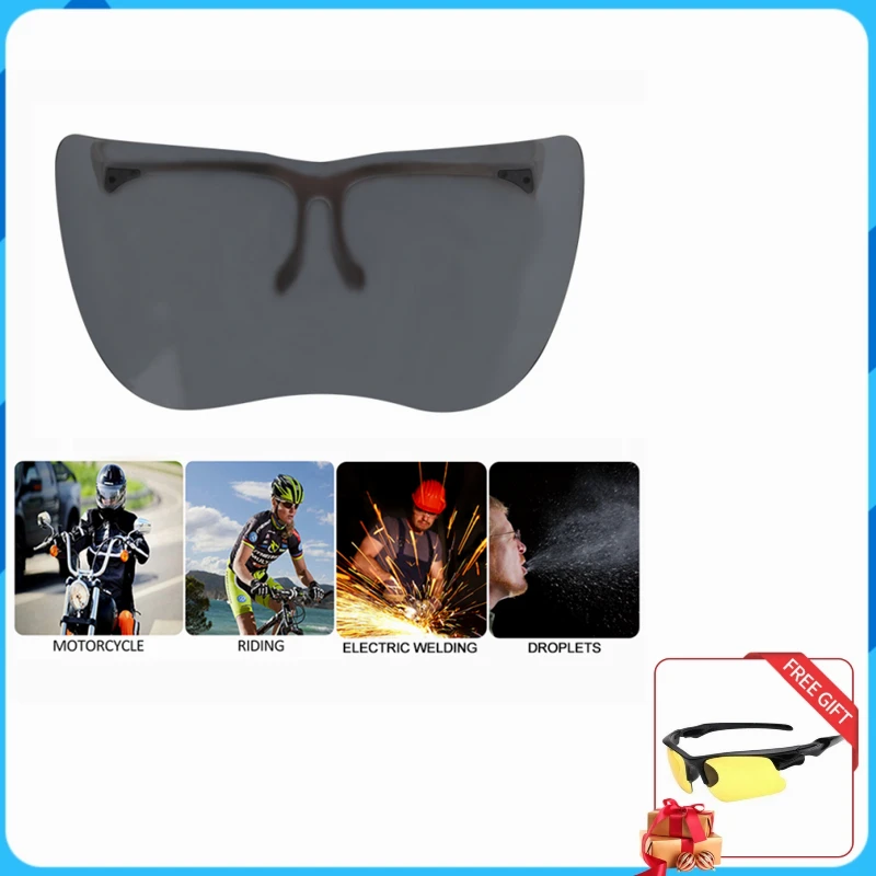 Oversized Exaggerated Visor Wrap Shield Acrylic Large Mirror Half Face Shield Guard Protector Outdoor Cycling Googles Sunglasses
Oversized Exaggerated Visor Wrap Shield Acrylic Large Mirror Half Face Shield Guard Protector Outdoor Cycling Googles Sunglasses